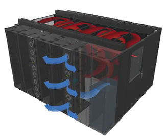 APC Hot Aisle Containment Airflow Diagram