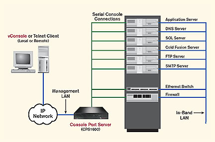 Avocent CPS810 Diagram