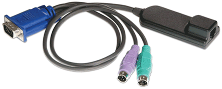 Avocent DSRIQ-PS2 KVM Switching Server SIM POD Module CAT5 RJ45 Interface Cable 