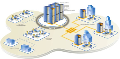 Avocent DSView 3 application diagram