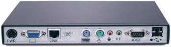 Avocent LongView LV1000P (rear view)