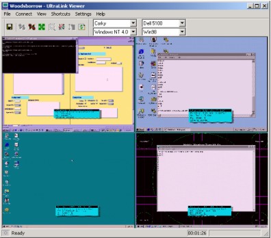 Rose UltraMatrix Remote Quad Screen View