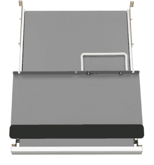 server rack rotating keyboard shelf