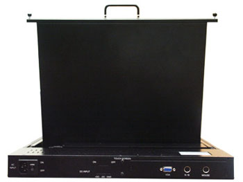 Raloy 1U 15" Rackmount LCD Monitor (Back)