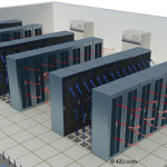 Hot Aisle / Cold Aisle Server Rack Configuration