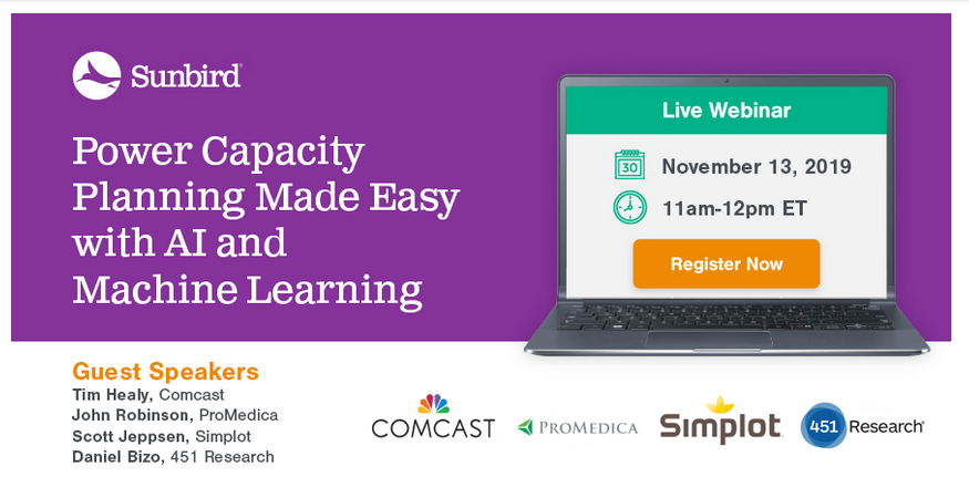 Power Capacity Planning Made Easy with AI and Machine Learning Webinar