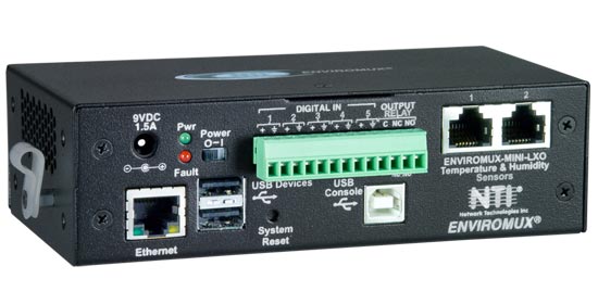 NTI PWR-RMT-RBT2-515R-LC Low-Cost 2-Port Remote Power Reboot Switch With  NEMA 5-15R Outlets 